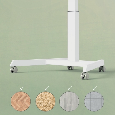 Set 4 roti pivotante Biroul ergonomic, Leitz Ergo Electric